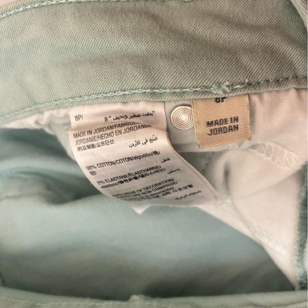 Style & Co Denim Jeans Sz 8P Petite Curvy Skinny Leg Stretch Mint Soft W - Picture 6 of 7